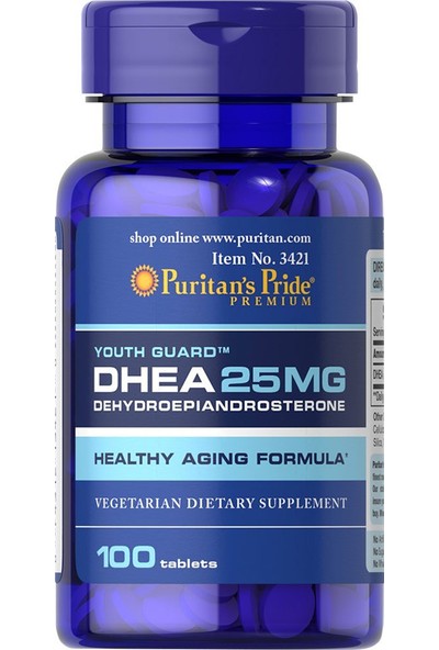 Puritans Pride DHEA 25 mg 100 Tablet