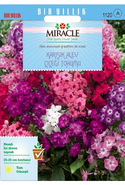 Miracle Tohum Miracle Karışık Renkli Alev Çiçeği Tohumu(340 tohum)