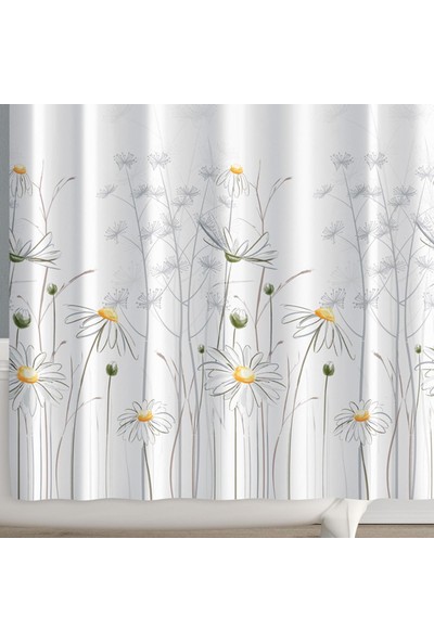 Prado Daisy Banyo Perdesi, Duş Perdesi 180x200cm
