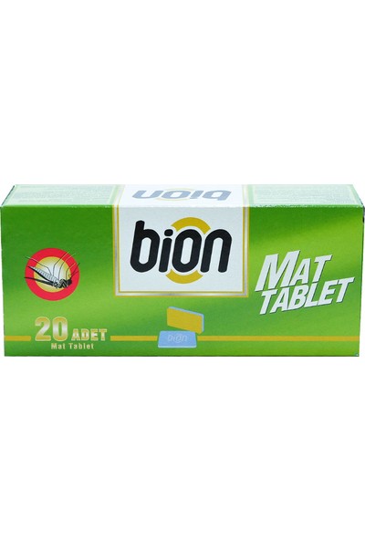 Bion Mat Sinek Kovucu 20 Tablet