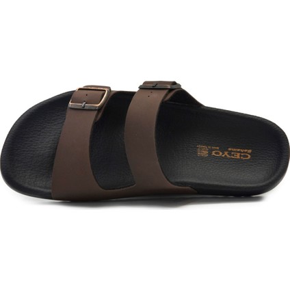 Bahama-10 Anatomik Unisex Terlik Kahverengi modelleri
