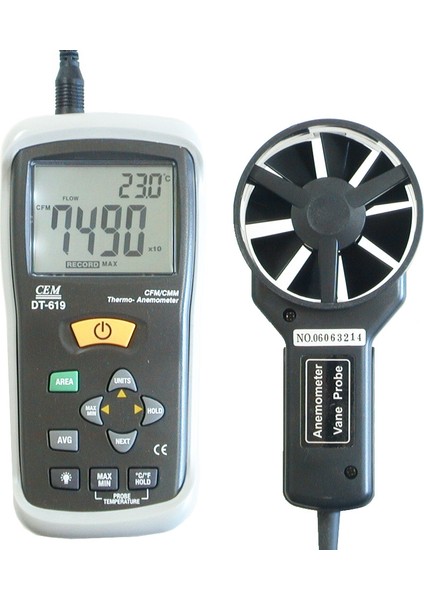 Dt-619 Anemometre & Termometre