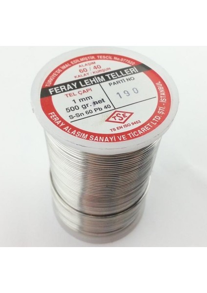 Lehim Teli 500Gr 1Mm 60/40