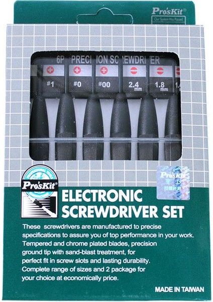 Proskit 8Pk-2061 Tornavida Saatçi 6 Parça Set fiyatları