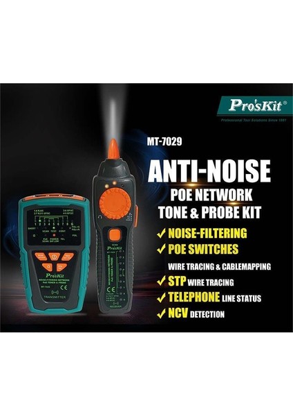 Proskit Mt-7029 Kablo Bulucu & Lan Kablo Test Aleti