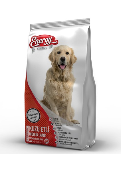 Dog Food Energy Kuzu Etli & Pirinçli Yetişkin Köpek Maması - 3 kg