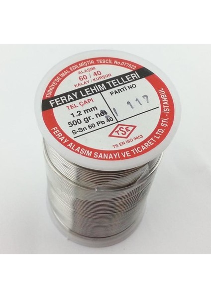 Lehim Teli 500Gr 1,2Mm 60/40
