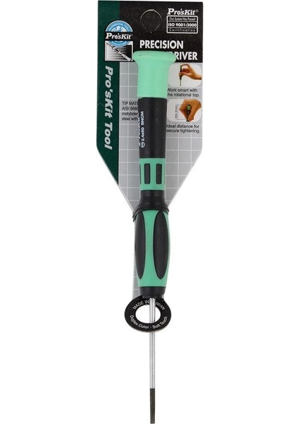 Proskit 1Pk-081-S4 Tornavida Düz Elektronikçi 2,4*50