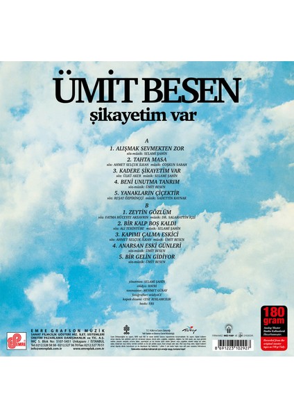 Ümit Besen - Şikayetim Var Lp