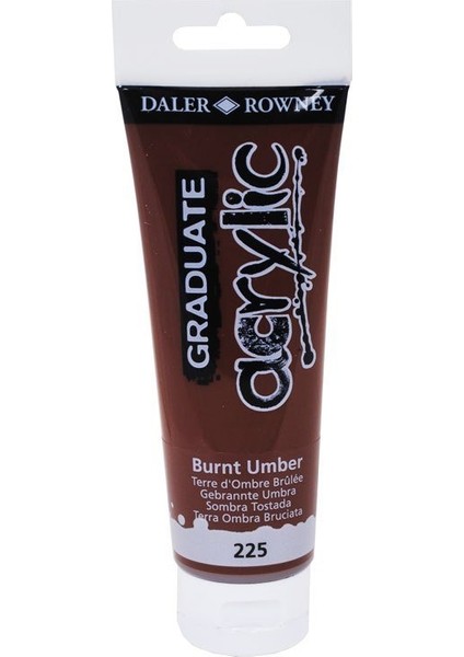 Akrilik Boya 120 ML-225 Burnt Umber
