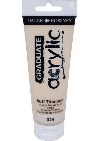 Akrilik Boya 120 ML-024 Buff Titanium