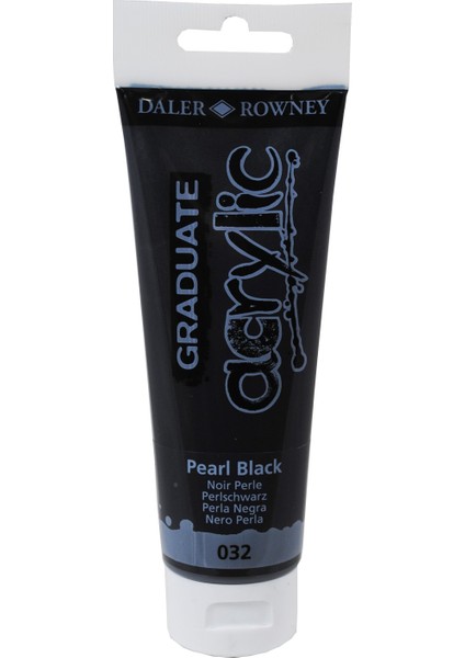 Akrilik Boya 120 ML-032 Pearlescent Black