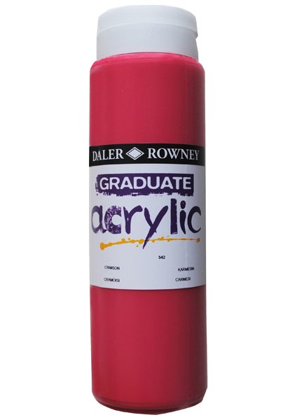 Akrilik Boya 500 ML-542 Crimson