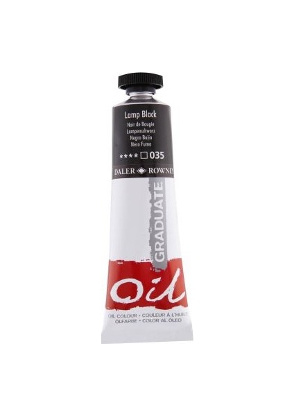 Yağlı Boya Grad 38Ml-035 Lamp Black