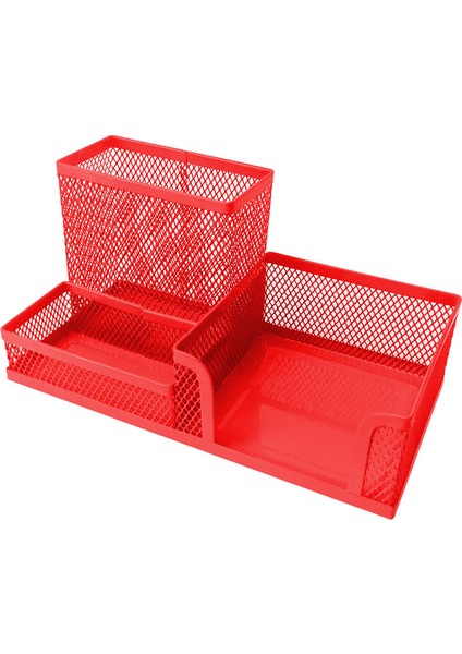 Masa Seti Metal 3 Gözlü Kırmızı F0072