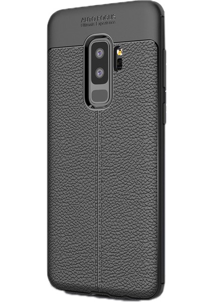 Samsung Galaxy S9 Plus Silikon Niss Kılıf Siyah + Ekran Koruyucu Cam
