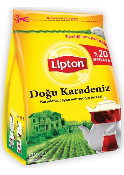 Doğu Karadeniz Demlik Poşet Çay 120’li