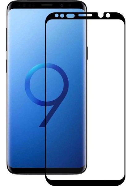 Samsung Galaxy S9+ Plus 3D Tam Kaplayan Ekran Koruyucu - Şeffaf