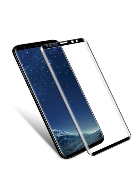 Samsung Galaxy S9+ Plus 3D Tam Kaplayan Ekran Koruyucu - Şeffaf