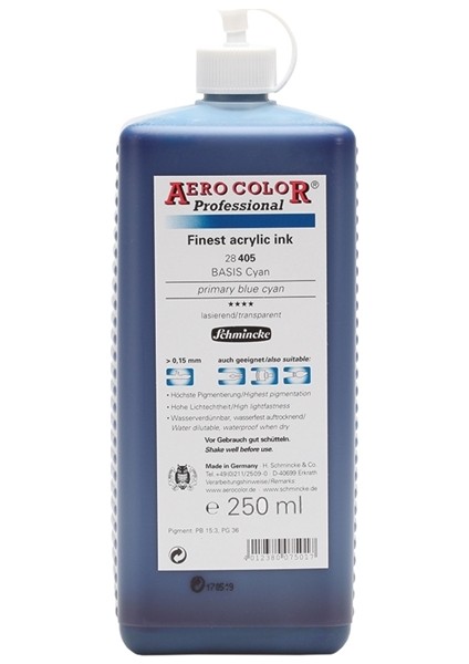 Aero Color Primary Blue Cyan 405 Mürekkep 250 ML