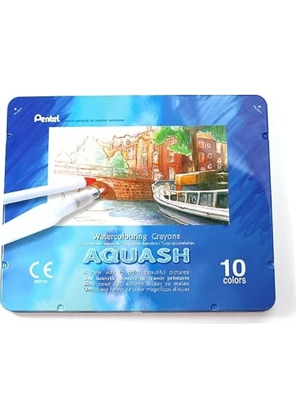 Aquash Sulandırılabilir Yağlı Pastel Boya 10 Renk