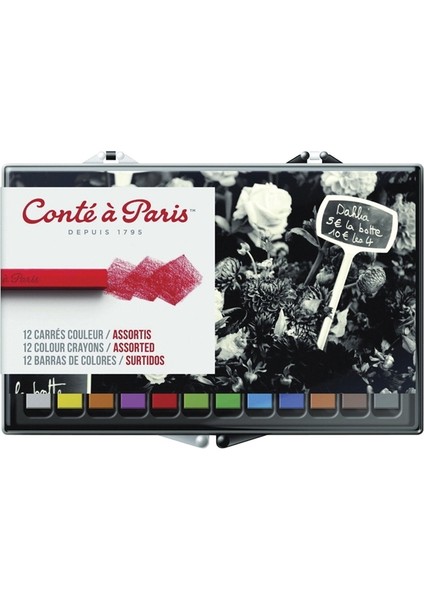 Crayons Pastel Boya Seti 12'Li Karışık Renkler N:50128
