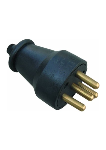 Fiş Kauçuk Ip44 25A Düz 3P+N