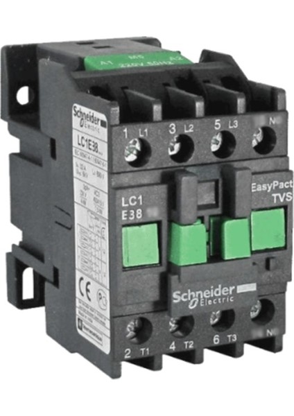 Lc1-E3801M5 18,5 Kw 220V Kontaktör