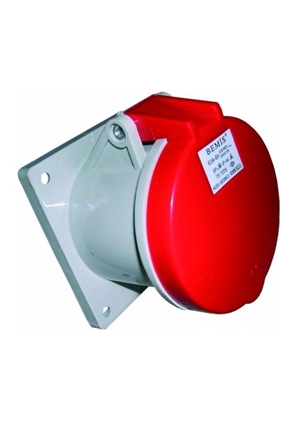 Priz Cee 63A Ip44 Makine 3P+E Vid.