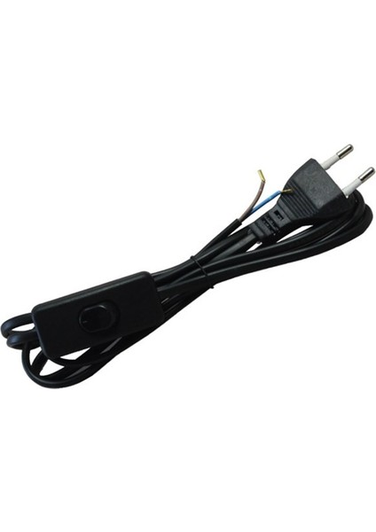 Fişli Arapuarlı Kablo 2X0.5Mm (2Mt) Anahtarlı Kablo