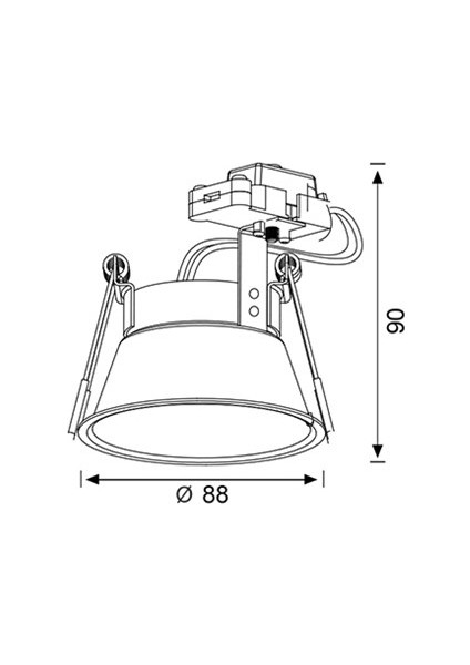 Sabit Spot Ampul Hariç JH659 B