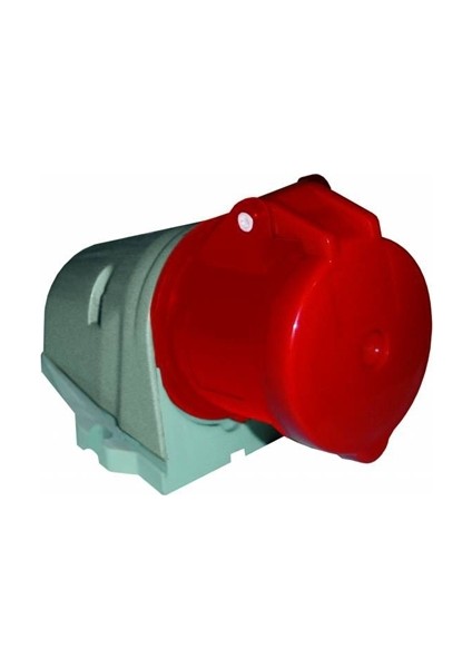 Priz Cee 32A Ip44 Duvar90° 3P+E Vid.