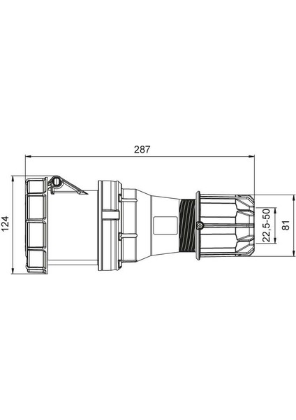125A Cee Norm Uzatma Prizi Ip67 3P+E+N