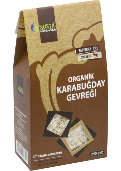 Organik Glutensiz Karabuğday Gevreği 250 gr