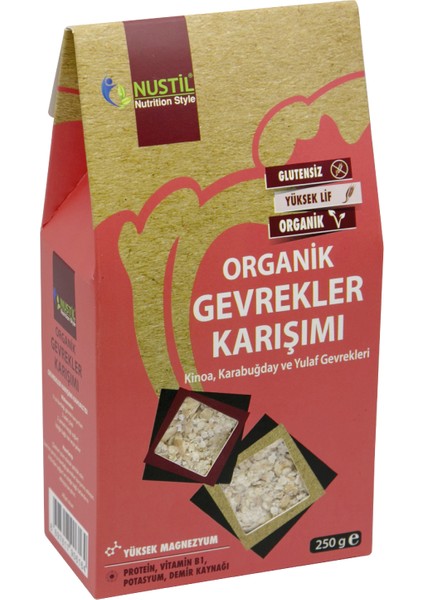 Organik Gevrekler Karışımı 250 g