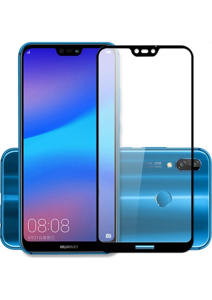 Huawei P20 Lite Tam Kapatan Esnek Nano Full Ekran Koruyucu