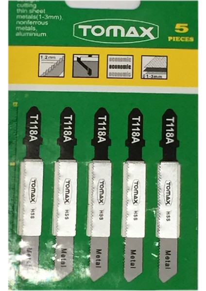 Dekopaj Testere Ağzı Metal 5 li