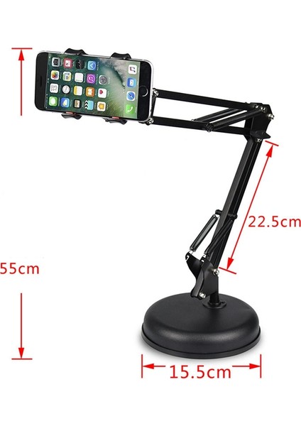 GD0094 Fotoğraf Video Çekimi Masa Üstü Telefon Döner Stand