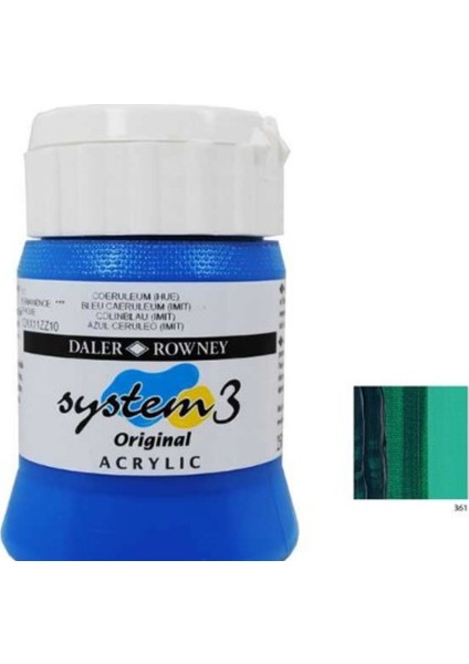 Akrilik Boya 120 ML-386 Phthalo Green
