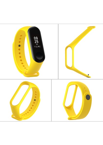 Xiaomi Mi Band 4 - Mi Band 3 Akıllı Bileklik Kordonu Sarı