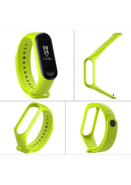 Xiaomi Mi Band 4 - Mi Band 3 Akıllı Bileklik Kordonu Yeşil