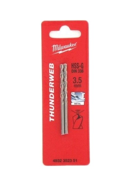 Thunderweb Dın338 Matkap Ucu 4.5X80Mm 2 Adet