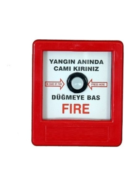 Yangın İhbar Butonu Kare