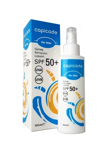 SPF50+ Güneş Koruyucu Losyun 100ml - Çocuklar İçin