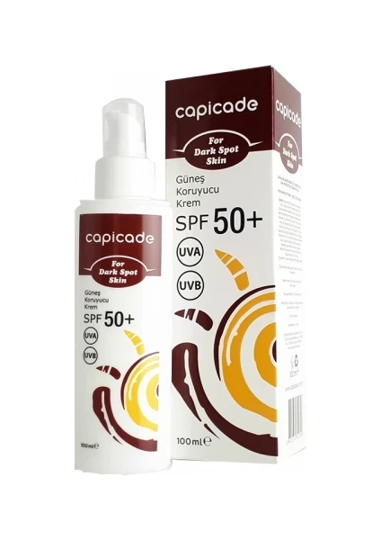 SPF50+ Güneş Koruyucu Krem 100ml - Lekeli Ciltler