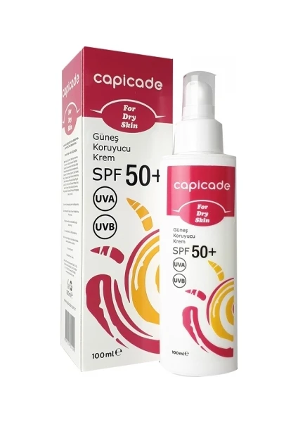 SPF50+ Güneş Koruyucu Krem 100ml - Kuru Ciltler İçin