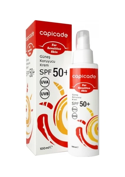 SPF50+ Güneş Koruyucu Krem 100ml - Kızarık Eğilimli ve Hassas Ciltler