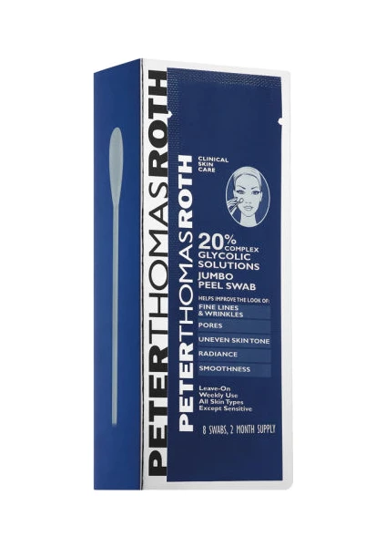 Peter Thomas Roth 20% Complex Glycolic Solutions Jumbo Peel Swabs 8