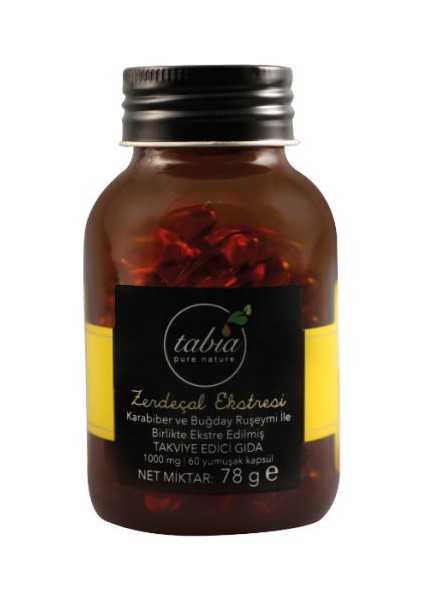 Zerdeçal Ekstresi 1000mg 60 Kapsül fiyatları