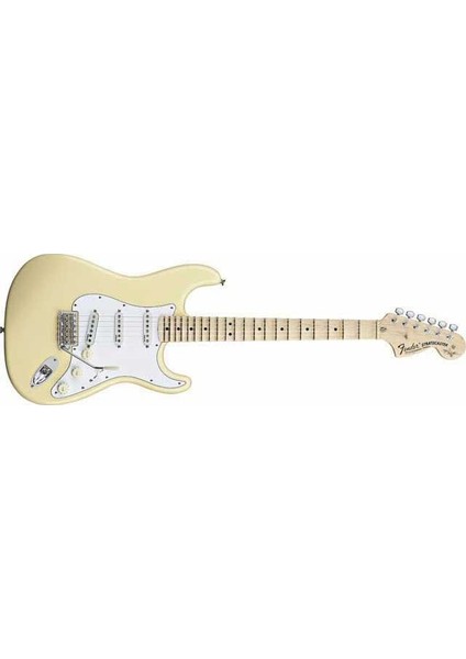 Yngwie Malmsteen Stratocaster Scalloped Akçaağaç Klavye Vintage White